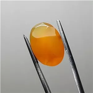 عقیق جزع زرد الماس تراش اصل یمن با رنگ طبیعی
