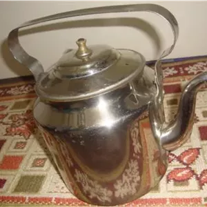 کتری روسی قدیمی 3لیتری 60ساله مهردار برنجی
