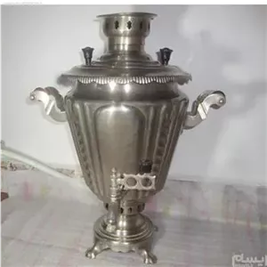 سماور ذغالی روسی برنجی جان سخت