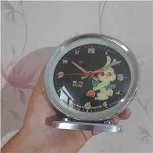 ساعت کوکی رومیزی قدیمی خرگوشی(صفحه متحرک)