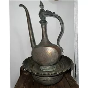 آفتابه لگن قاجاری صاحبه دار