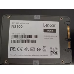 Ssd 512 lexar کارکرده
