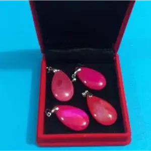 4 عقیق آویز خوش رنگ