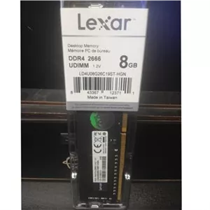 رم کامپیوتر لکسار DDR4 ظرفیت 8 گیگ 2666