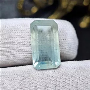 نگین درشت سنگ طبیعی آکوامارین معدنی کد 38930