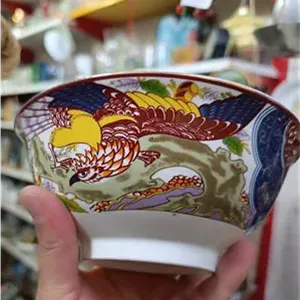 دست کامل کاسه سیمرغ اصل چینی قدیمی