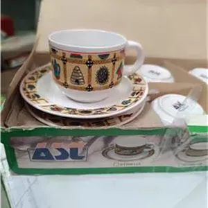 فنجان نعلبکی 12 پارچه تایلندی