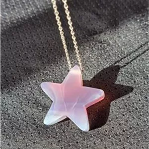 عقیق سوسنی تراش ستاره