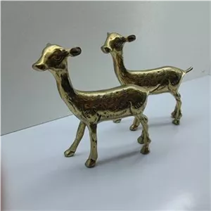 مجسمه آهو برنزی