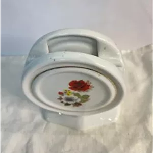 زیرسیگاری قدیمی طرح دار ساخت چینی زرین