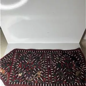 پارچه سوزن دوزی قدیمی ترکمن پشت لباسی