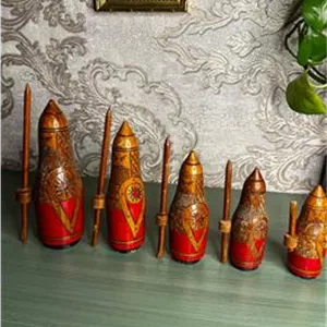 مجسمه های چوبی پنج عددی روسی