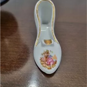 مجسمه کفش مینیاتوری کلکسیونی آنتیک فرانسوی