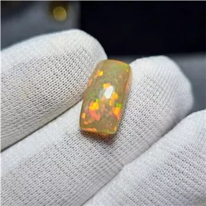 نگین سنگ طبیعی اپال معدنی اتیوپی رفلکس عالی34922