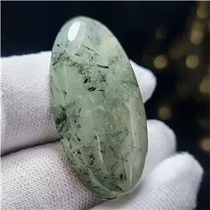 نگین درشت کلکسیونی سنگ پرهنیت مودار معدنی 38707