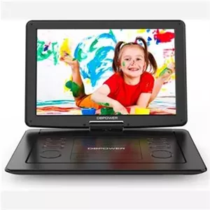 پخش کننده DVD قابل حمل 17.9 اینچی شارژی فندکی برق