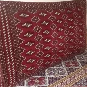 یک جفت پشتی دست بافت تمیزطرح ترکمن