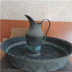 پارچ و تشت قدیمی