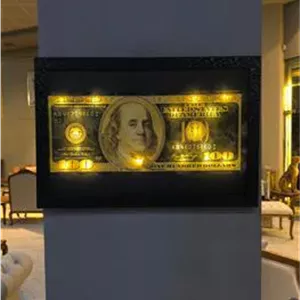 تابلو چراغدار دلار 50×80