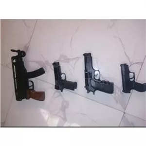 کلت تپانچه یوزی اسباب بازی فلزی