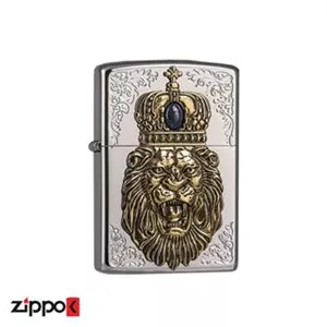 فندک زیپو کاستوم ژاپن | Zippo MONARCH Royal lion