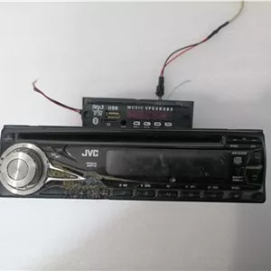 ضبط JVC دو کانال همراه ماژول بلوتوث و فلش