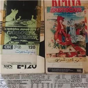 نوار ویدئویی VHS دنیای شارلوت و گربه های اشرافی