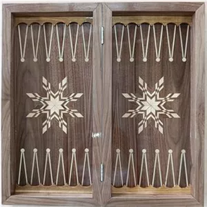 تخته نرد طرح سنندج روکش گردو