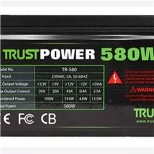 منبع تغذیه (پاور) کامپیوتر TRUST مدل TR-580