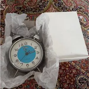ساعت رومیزی قدیمی کوکی آکبند همراه کارتن