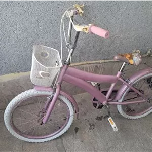 دوچرخه صورتی سالم