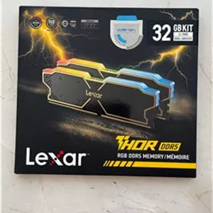 Ram lexar 32g ddr5 rgb آکبند