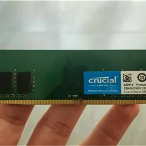 رم کامپیوتر 4 گیگ ram ddr4 2400 crucial