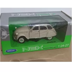 ماکت فلزی سیتروئن 2CV برند Welly مقیاس 124 آکبند