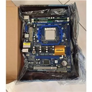 مادربرد Asrock دو عدد رم 2گیگ و CPU