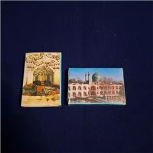 کبریت قدیمی مجموعه دو عددی مهمانسرای شاه عباس