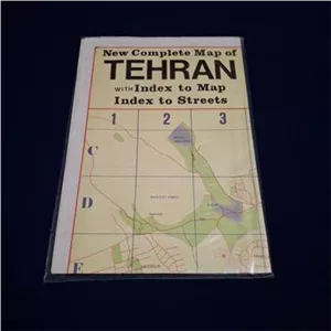 نقشه قدیمی شهر طهران چاپ سال 1350 خورشیدی