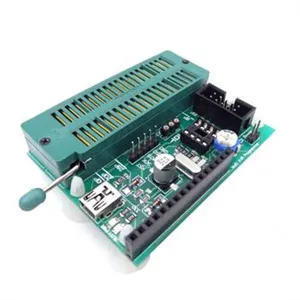 پروگرامر میکروکنترلرهای AVR ، آیسی فلش و تست LCD