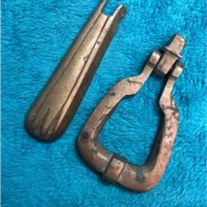 دو عدد درکوب برنجی
