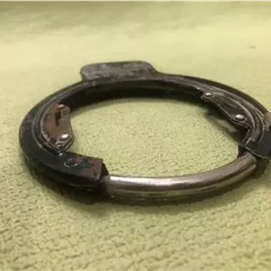 قفل قدیمی دوچرخه، آلمانی، بدون کلید