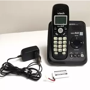 تلفن بی سیمی وی تک Vtechباآداپتور بدون باتری