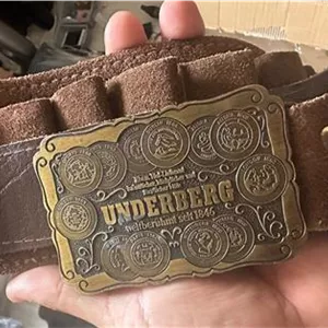 کمربند قطار فشنگ(توضیحات)چرم آلمانی Underberg