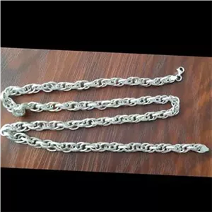 گردن بند نقره دستساز عیاربالا بسیارزیبا53گرم 