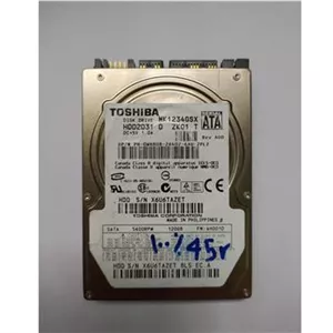 هارد لپ تاپی 120GB توشیبا