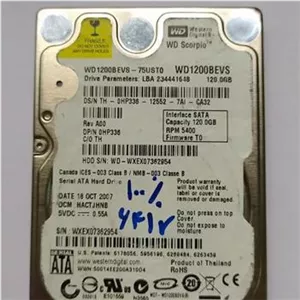 هارد لپ تاپی 120GB وسترن دیجیتال