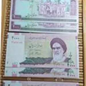 4جفت 2000ریالی نو وبانکی با 4مدل امضای مختلف