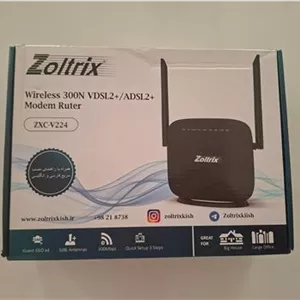مودم روتر VDSLADSL زولتریکس مدل ZXC-V224