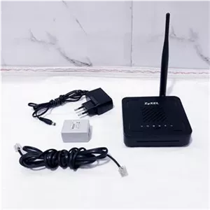مودم روتر adsl زایکسل DEL 1201 طبق توضیحات وتصاویر