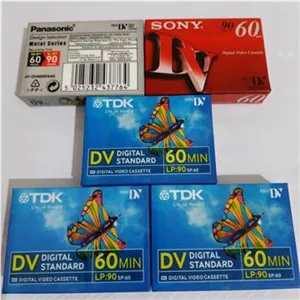 ست 5عدد فیلم مینی دی وی TDK-SONY-PANASONIC
