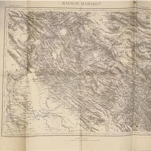 نقشه بغداد و همدان ژوئیه 1926